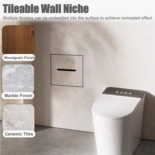 Distributeur de papier toilette caché compact et gris - 5
