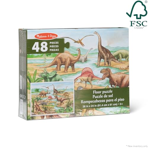 Melissa & Doug - 10421 - Puzzle De Sol Dinosaures
