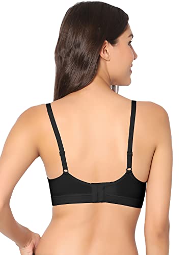 Image of SONARI Dazzle Womens Lightly Padded Minimizer Bra | Non-Wired, Moderate Coverage, Stretch Cotton, Hand Washable, Regular Wear (DB540,Pack of 2)