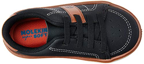 Sapato Casual Napa Floter, Molekinho, Criança Unissex, Preto/Pinhao, 19