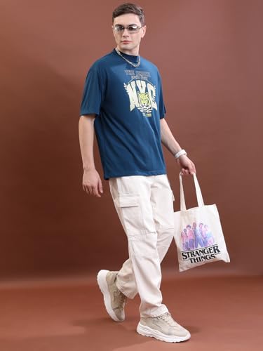 Image of Highlander Men's Regular Fit Cargo Pocket Jeans | Clean Look | Cotton Comfort | Utility Style