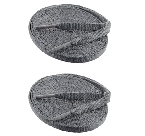 Image of SHOESHINE Sports & Sneakers Shoe Laces - 2 Pairs Set Flat Shoelace for Men & Women
