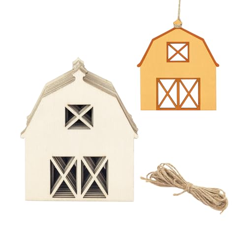 Wood Barn Cutouts Unfinished