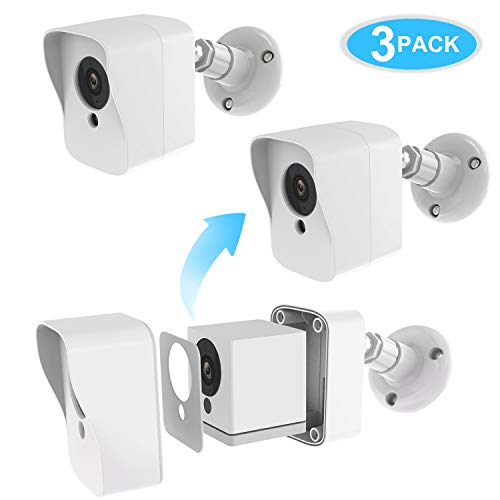 Wyze Cam Wall Mount Bracket, Upgraded True Waterproof Wyze Outdoor Camera Mount