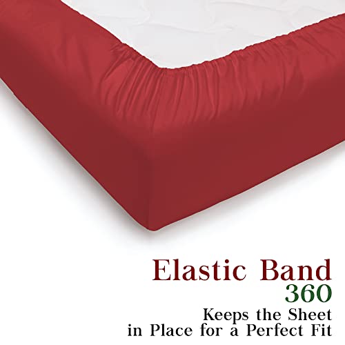 Rohi King Size Fitted Sheet Set, 25cm Deep with Elasticated Corners - Image 4