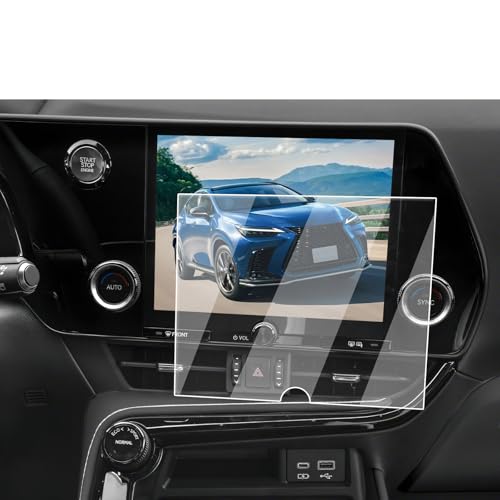 Verre trempé Lexus NX protecteur d'écran de navigation tactile 9.8 pouces anti-rayures