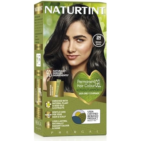 Naturtint Permanent Hair Colour 2N Brown-Black Cover