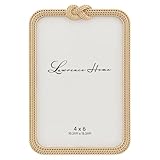 4x6 Gold Metal Picture Frame - Rope and Knot Design