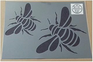 Solitarydesign Shabby Chic Stencil Bumble bee 2 sizes Rustic Mylar Vintage A4 297x210mm furniture wall art
