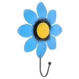 Photo Gallery togeval gancio da parete in ferro forma di fiore blu appendiabiti decorativo per cappotti asciugamani e accessori organizzatore compatto per casa e bagno Photo Gallery togeval gancio da parete in ferro forma di fiore blu appendiabiti decorativo per cappotti asciugamani e accessori organizzatore compatto per casa e bagno