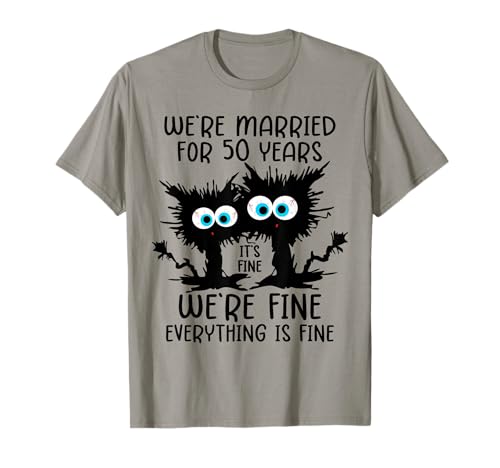 Golden Wedding We're Married For 50 Years T-Shirt