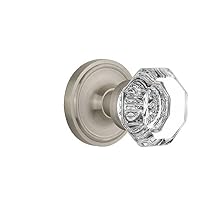 Nostalgic Warehouse Classic Rosette Waldorf Octagonal Round Door Knob