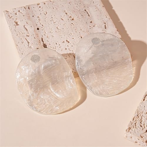 Color Resin Acrylic Earrings,Vintage Candy Color Big Round Studs Earring Chunky Exaggerated Geometric Drop Earring Statement Beach Vacation Jewelry3