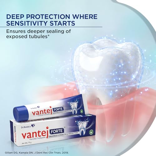 Image of Vantej Forte Toothpaste - 70g, White
