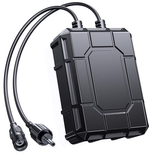 Antfraer 1800mAh Solar Fountain Pump Battery Backup, 7.4V-8.4V Power Pack for 6.5W/8W Solar Water...
