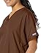 Cherokee Women's V Neck Scrubs Shirt, Chocolate, XX-Large