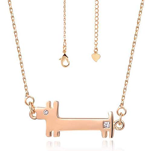 Bijoux cheval de bois en diamant avec chaîne élégante en bois noble