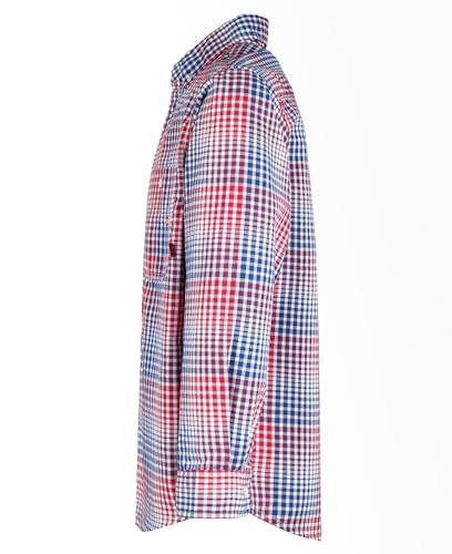Image of TICOMELA Men's FR Welding Shirt Button-Down 7.5oz 100% Cotton NFPA2112 CAT2