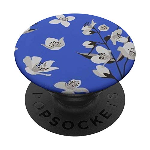 BLUE CHERRY BLOSSOM PopSockets PopGrip Cover