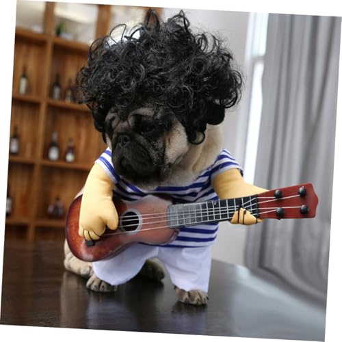 Disfraz guitarra para perro talla M HAKIDZEL miniatura 3