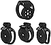 Men's Fitness Flat Accessory Cage, Breathable and Comfortable (Black, 03)