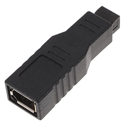balacoo 6 Adapter Converter Extender Cord Female Cable Data Indoor Accessory Supply 400 to 800 Adapter Black
