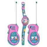 Set reloj digital y walkie talkie de Peppa Pig