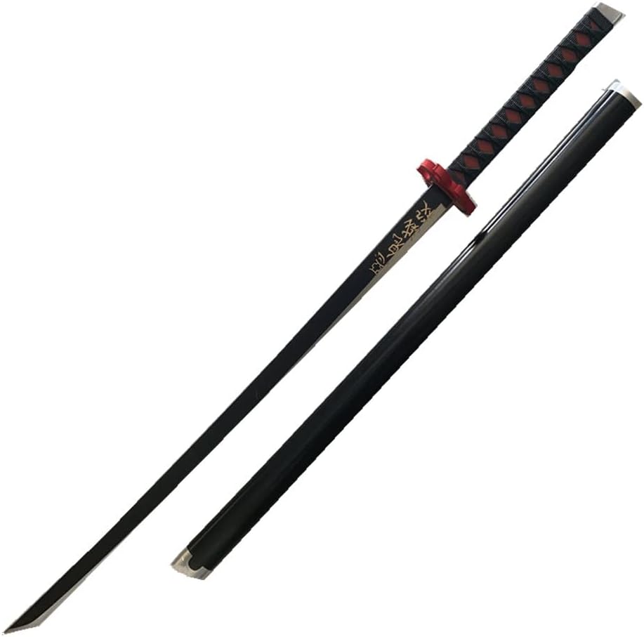 damdos Halloween Prop Cosplay Weapon,Demon Slayer Sword, PU Foam 31.5inch Tomioka Giyuu Kamado Tanjirou Cosplay Swords Xmas Birthday Gifts Rengoku Kyoujurou B