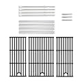 Grillflame 463365021 Grill Replacement Part for Charbroil Performance 4 Burner Gas Grill Gates Heat Tents 463354021 463365522 463351021 G325-0002-W1 G426-0005-W1 Grates Heat Plates Burners Grill Parts