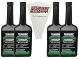 CYCLEMAX Four Pack for Yamaha Yamalube Fuel Stabilizer & Conditioner Plus ACC-FSTAB-PL-12 Contains Four 12oz Bottles and a Funnel