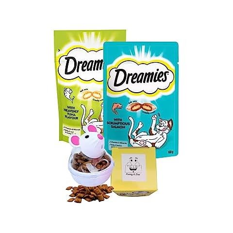 Dreamies Cat Treats Bundle with Toy Cover