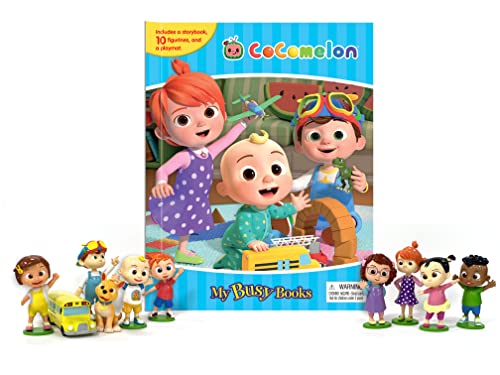 Cocomelon My Busy Books - Storybook, 10 figurines, playmat