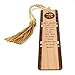 Friends Leave Footprints in Your Heart Quote, Engraved Wooden Bookmark with Tassel - Made in USA - Search B0727VTF4Z for Personalized Version