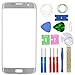 MovTEK Schermo Vetro di Ricambio Originale per Samsung Galaxy S7 Edge SM-G935F G935FD 5.5" Display Sostituzione con Kit Attrezzi - Argento