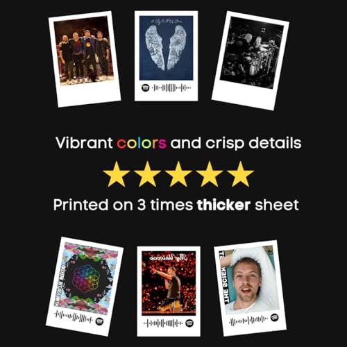 Image of Funk You Store Coldplay Poster | Coldplay Polaroids Mini Posters Kit (Set of 15) | Collage Kit Polaroid Size (8 x 6 cm) Posters for Phone Accessories, Bedroom, Office, Living room (Coldplay)