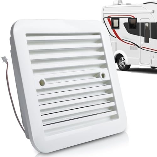 GOMETY Ventilador extractor para caravana, 12 V, ventilador con persianas...