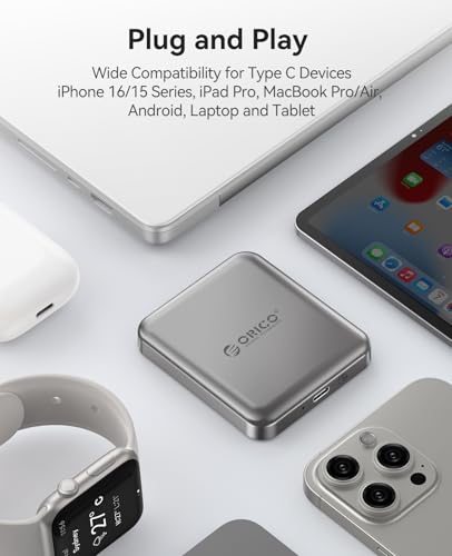 1 TB SSD esterno magnetico, 4K ProRes HDR, USB3.1 (1000MB/s), USB3.2 Gen2*2 (2000MB/s), unità a stato solido portatile, compatibile con smartphone USB-C (solo iPhone15/16) - A20PLUS - Hdd - Immagine 1