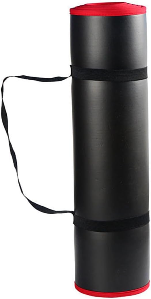 DECHOUS Nbr Non-slip Thick Yoga Mat with Strap for Pilates Gymnastics Exercise Textured Anti-skid Surface Comfortable Cushioning Support for Fitness and Stretching Workouts