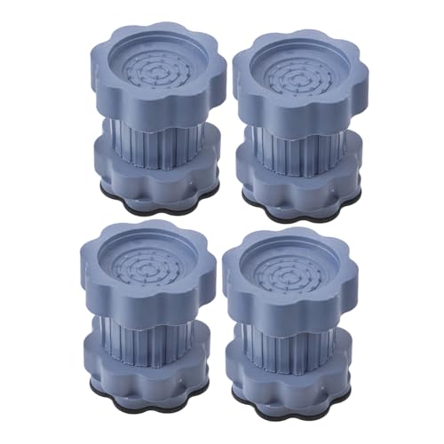 HOLIDYOYO 4Piezas Almohadillas Niveladoras Antivibración de Estabilizadores de Pies Moderno y Duradero y Ruidos el Ciclo