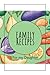 Family Recipes for My Daughter: Recipe Organizer Book for Storing All Your Favorite Recipes - Cooking Journal to Record Your Tastiest Recipes - Fruits and Veggies Cover Design