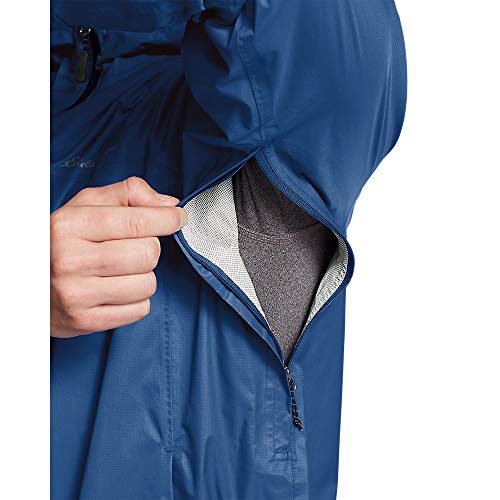 Eddie Bauer Men's Cloud Cap Rain Jacket, Waterproof, Black, Large image 5
