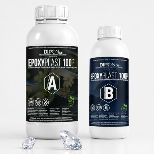 1,5 KG Epoxidharz 2K EP Holz Glasklar Laminierharz Gießharz Epoxy für GFK Tisch Boden Terra Aquarium Formenbau UV Stabil