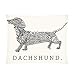 Fashion Home Decorative Pillow Cover Cute Words Dachshund Custom Picture Pillow Case 20x26 (one side)