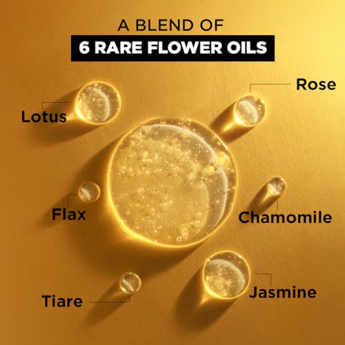 L'Oreal Paris Serum, Protection and Shine, For Dry, Flyaway & Frizzy Hair, With 6 Rare Flower Oils, Extraordinary Oil, 100ml - Image 4