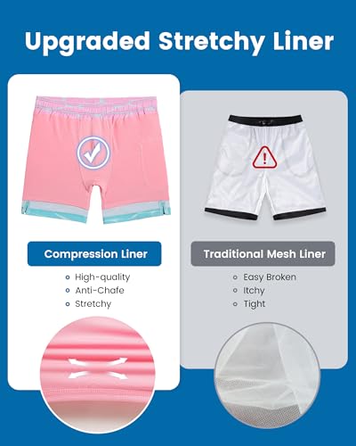 Image of maamgic 2 in 1 Mens Swim Trunks 7 Inch Swim Shorts Swim Suits Board Shorts
