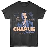 American Classics Twilight T Shirt for Men & Women Chief Charlie Swan Smoke Crew Neck, Short Sleeve Tee - Movie Tshirts