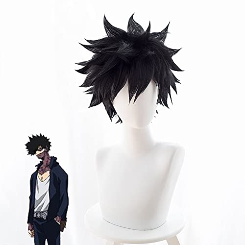 YYCHER Anime My Hero Academia Dabi Cosplay-Perücke Boku No Hero Academia, kurz, hitzebeständig, Kunsthaar, Perücke + Perückenkappe Cover