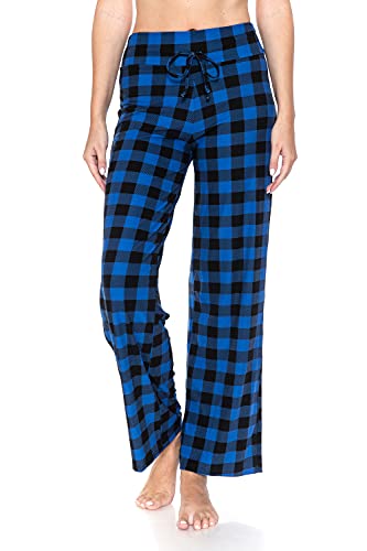 Image of Leggings Depot Women's Wide Leg Drawstring Pajama Pants for Lounge, Sleep