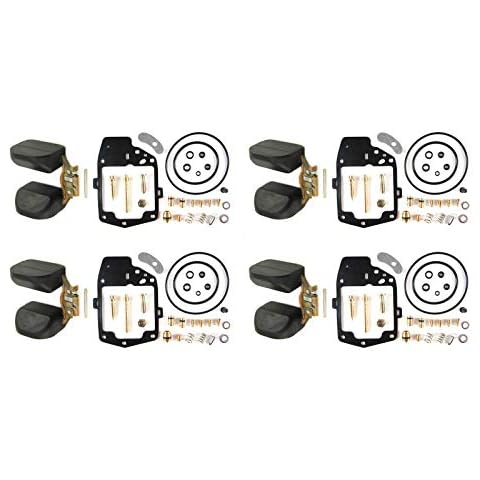 4 X Carb Carburetor Rebuild Repair Kit & Float fit for 78-79 GL1000 GOLDWING Cover