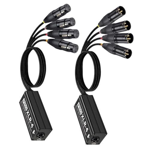 �M���� 4 �`�����l�� XLR DMX512 �l�b�g���[�N �P�[�u�� �G�N�X�e���_�[�A�����n�E�W���O�t���A�v���̉��y�V�X�e���A����Ɩ��A�X�e�[�W �T�E���h �X�v���b�^�[ �{�b�N�X�p